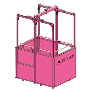 CESTA DE GRÚAS CG600 SINTECHO ROSA ACCESUS