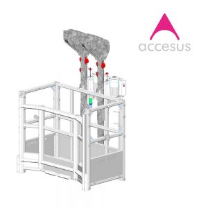 Plataforma para Aerogeneradores MODUBLADE de Doble Estribo