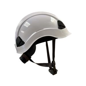 AEL casco blanco con barbuquejo