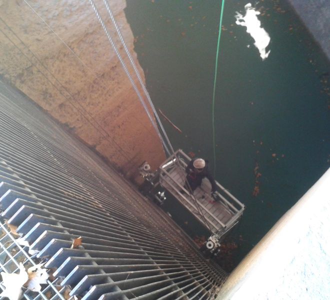 Accesus - Plataforma suspendida - plano inclinado 45º para presas_8