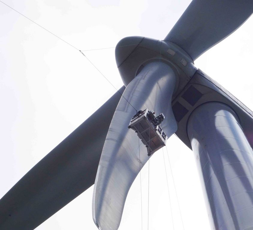 Modublade platform for GAMESA G114 wind turbine blades maintenance – PORTUGAL