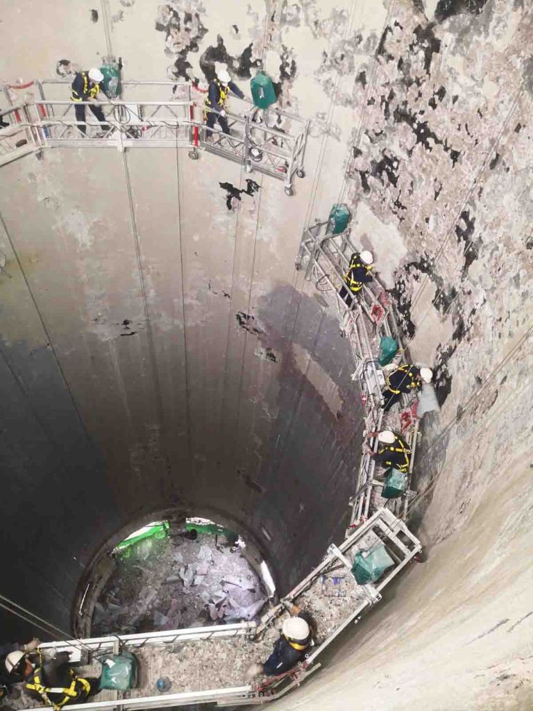 Andamios Colgantes Mantenimiento Silos