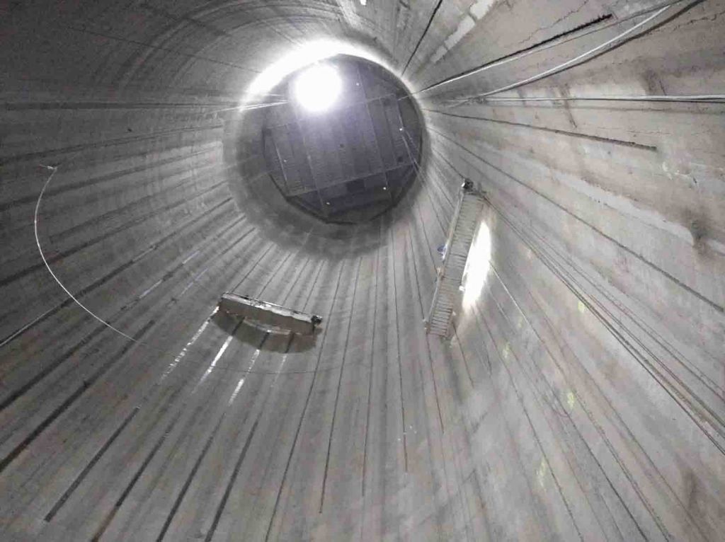 Andamios Colgantes Rehabilitación Silo